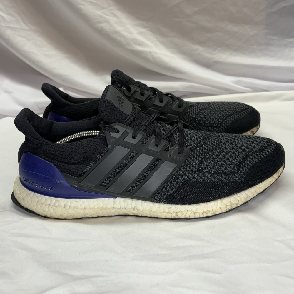 Adidas Ultraboost 1.0 Retro OG 2018 Mens Sz 14 Running Shoes Black Purple G28319 - Picture 1 of 16